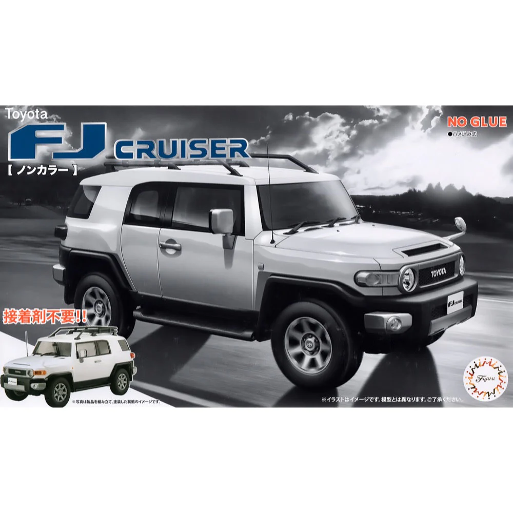 Fujimi 06643 1/24 Toyota FJ Cruiser Non Color C-NX-9 EX-7