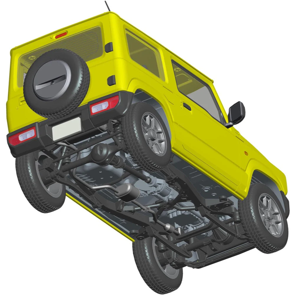 Fujimi 1/24 Suzuki Jimny JB64 XC/Kinetic Yellow C-NX-17 - Image 5