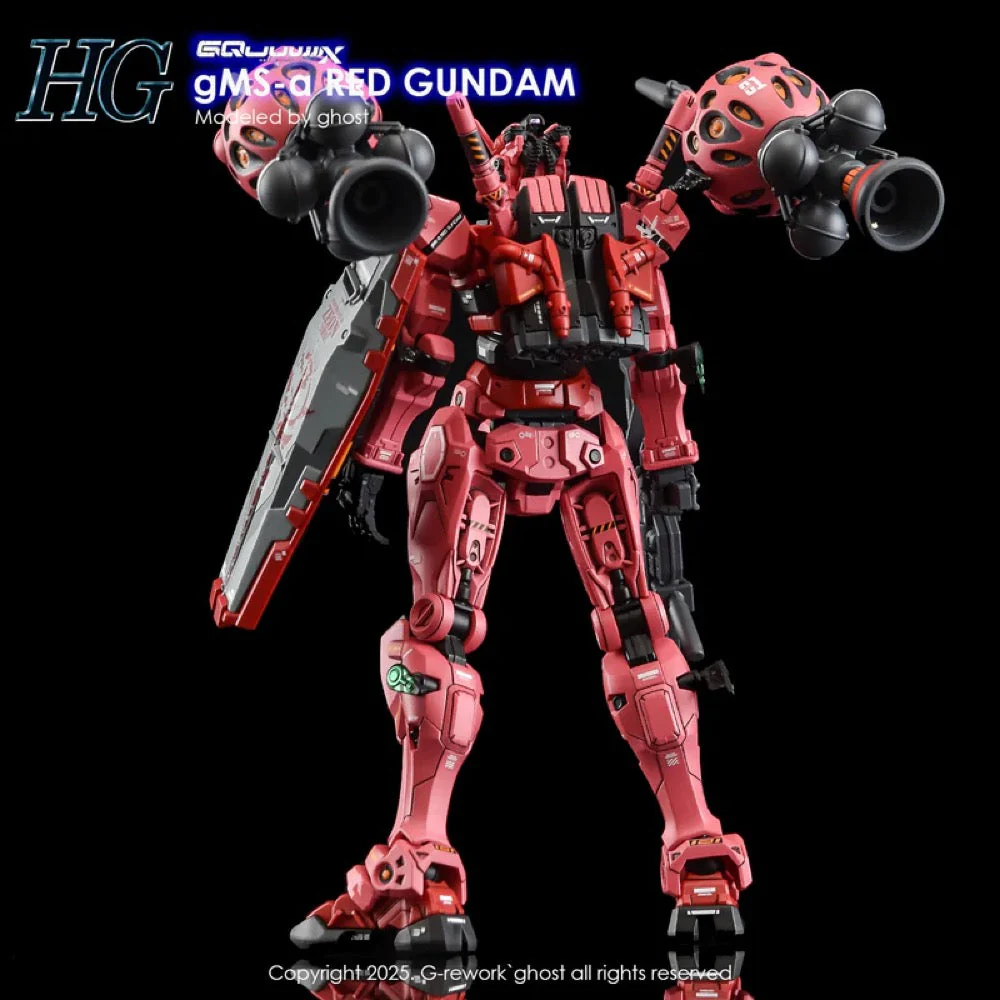 G-Rework CD-H-GQ04 Premium Decal for HG Gquuuuuux Red Gundam - Image 6