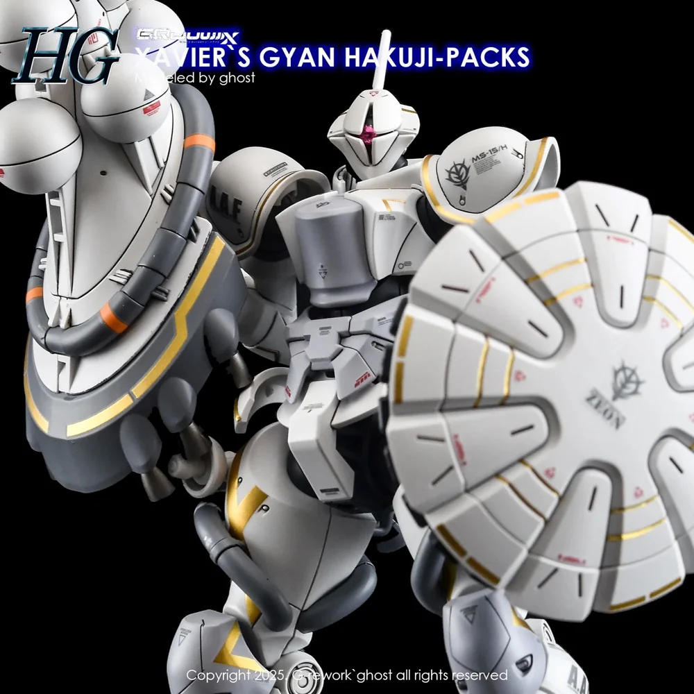 G-Rework CD-H-GQ05 Premium Decal for HG Xavier's Gyan Hakuji-packs - Image 11