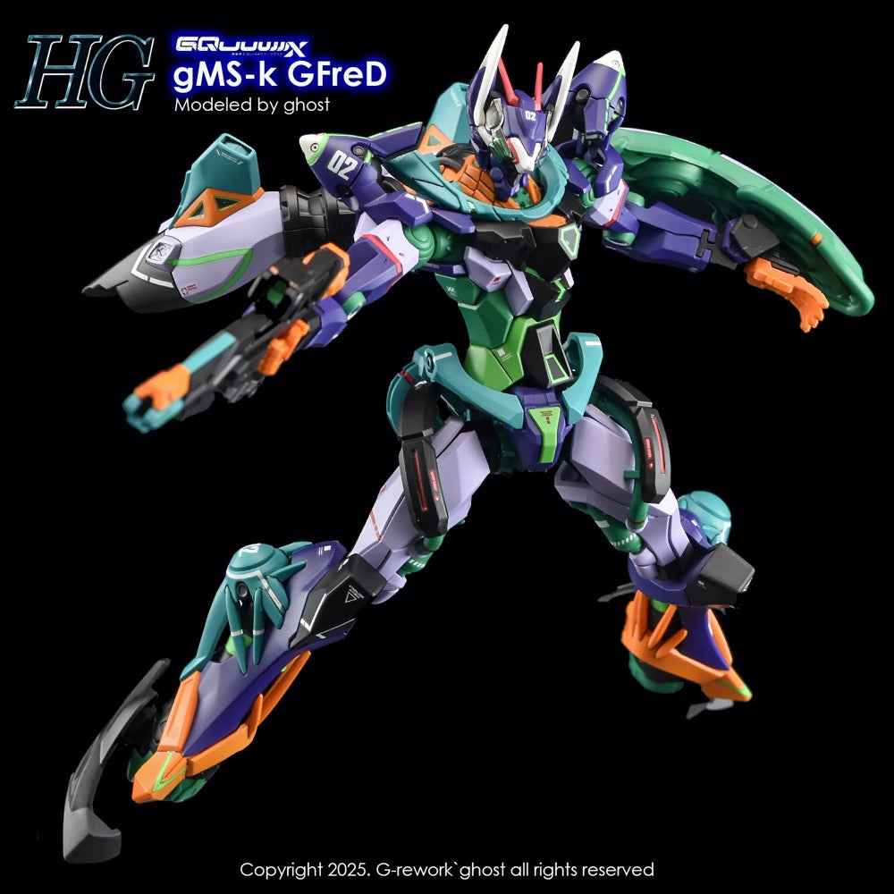 G-Rework CD-H-GQ06 Premium Decal for HG GfreD - Image 4