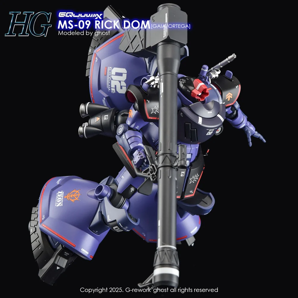 G-Rework CD-H-GQ08 Premium Decal for HG Rick Dom [GQX] - Image 14