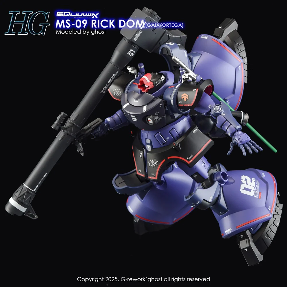 G-Rework CD-H-GQ08 Premium Decal for HG Rick Dom [GQX] - Image 19
