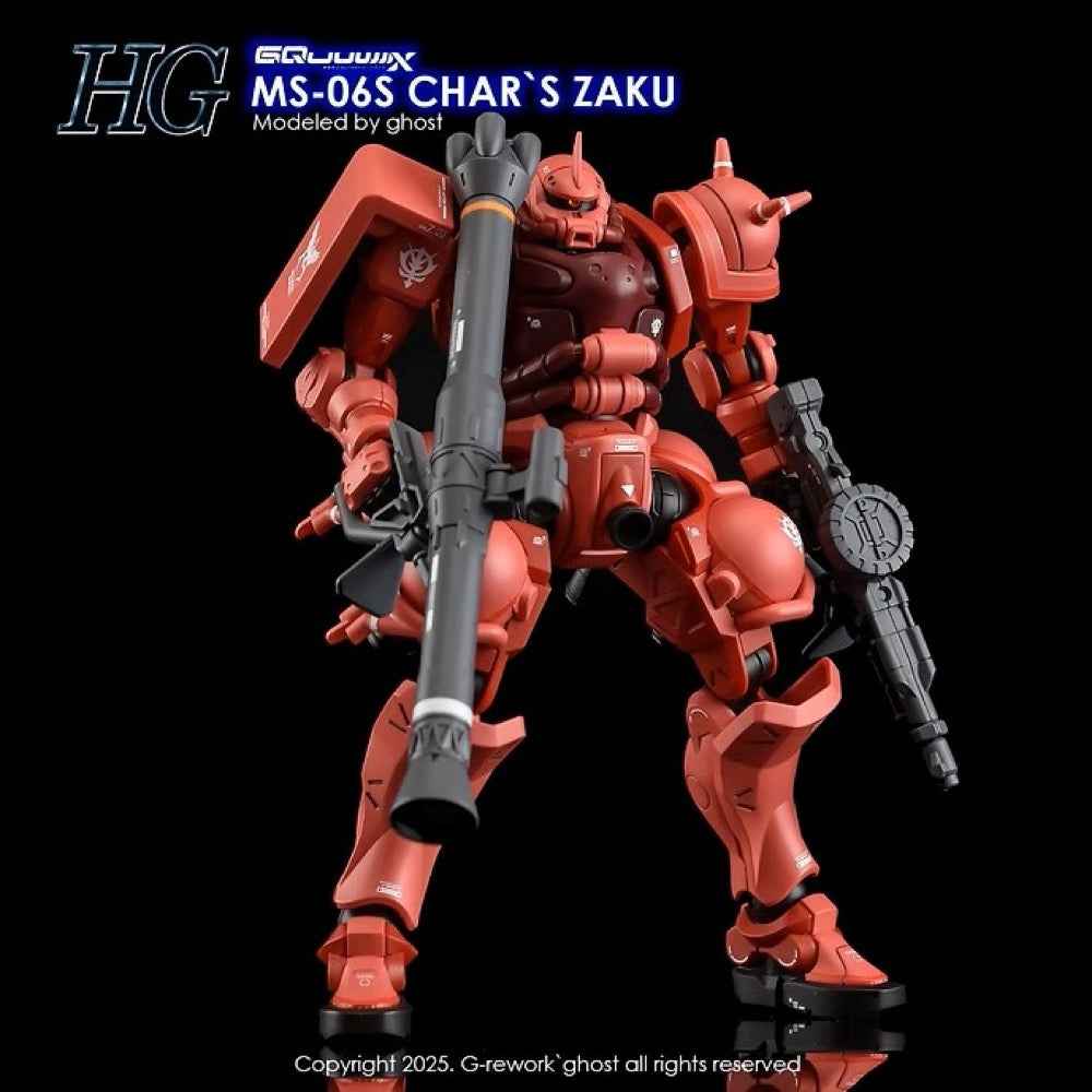 G-Rework CD-H-GQ10 Premium Decal for HG Char's Zaku [GQX] - Image 5