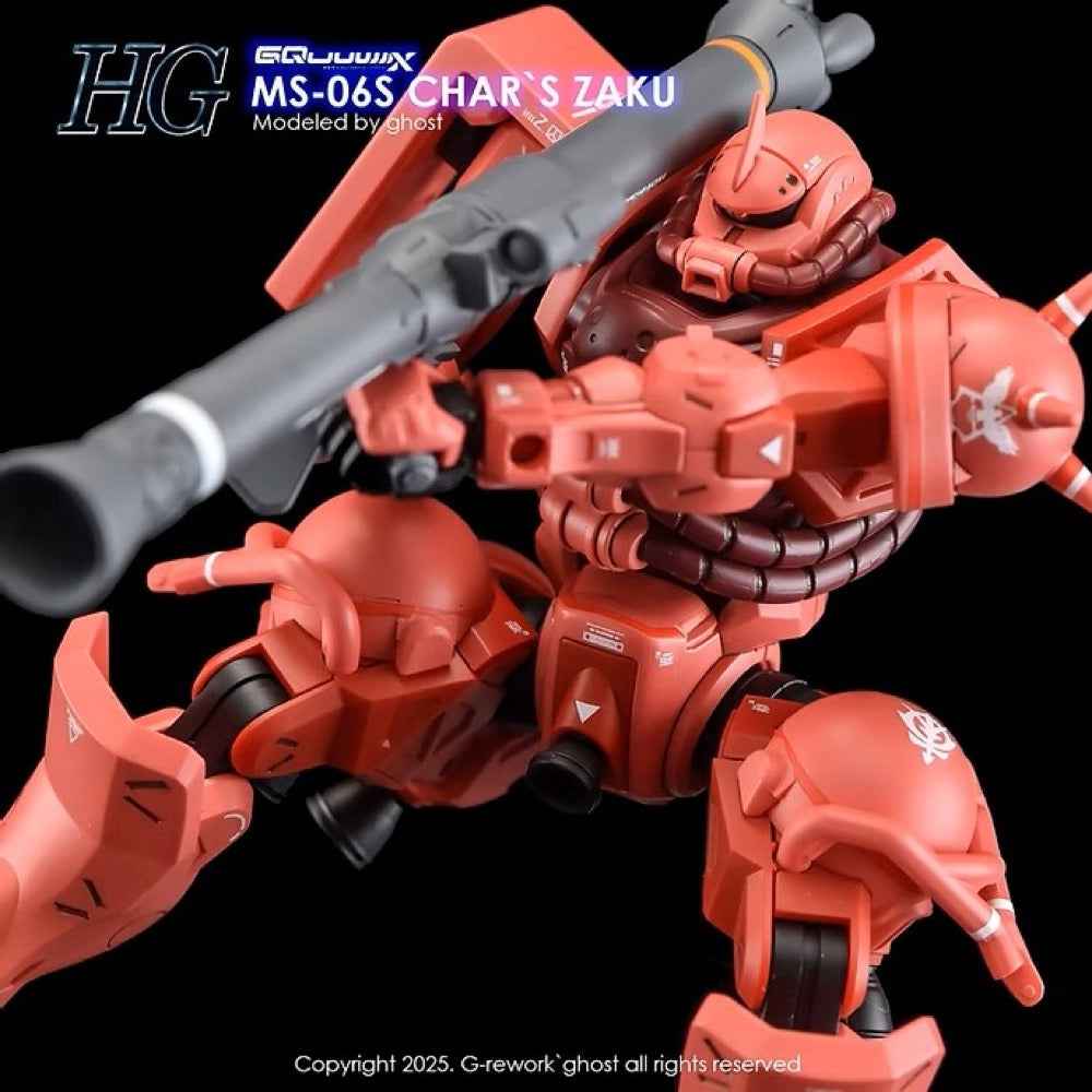 G-Rework CD-H-GQ10 Premium Decal for HG Char's Zaku [GQX] - Image 7