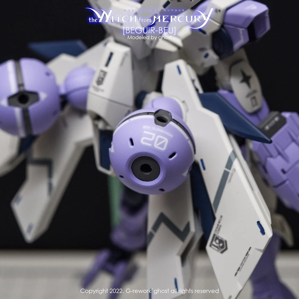 G-Rework CD-H-WM02 Premium Decal for HG The Witch From Mercury Beguir Beu - Image 7