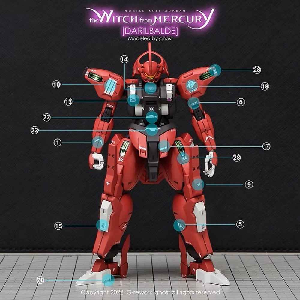 G-Rework CD-H-WM08 Premium Decal for HG Darilblade (decal v2.0) - Image 13