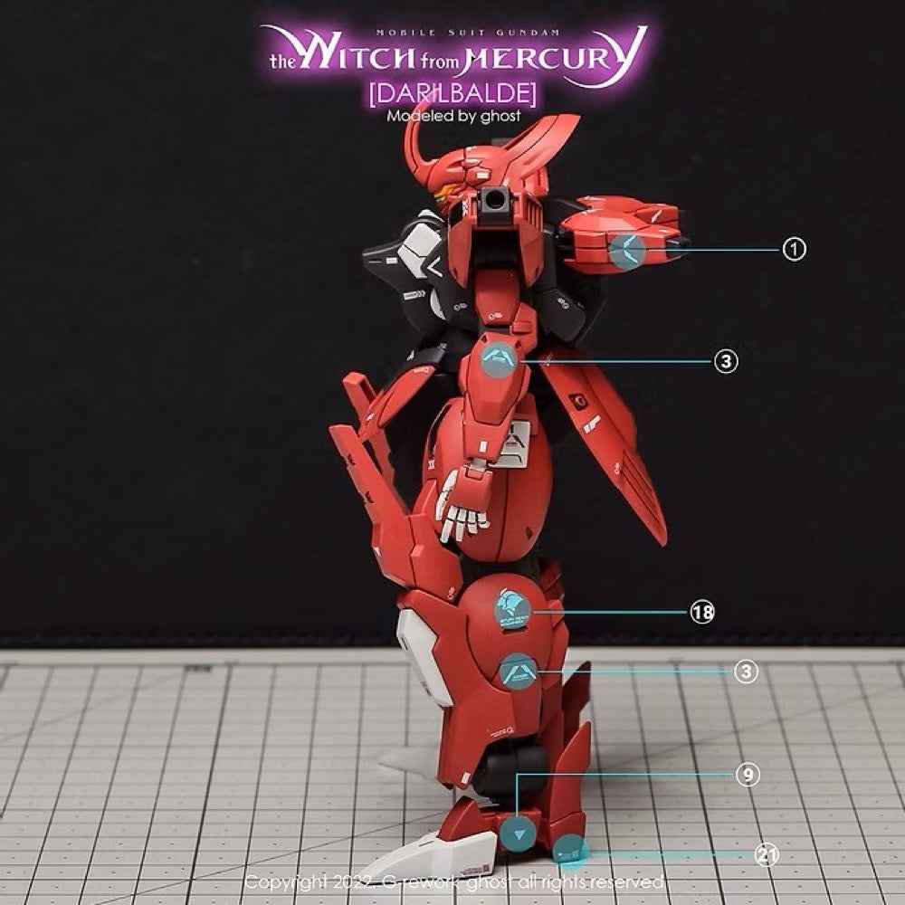 G-Rework CD-H-WM08 Premium Decal for HG Darilblade (decal v2.0) - Image 15
