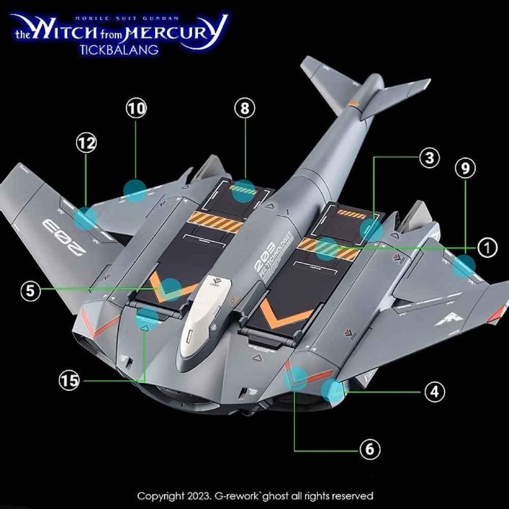 G-Rework CD-H-WM15 Premium Decal for HG Tickbalang - Image 5