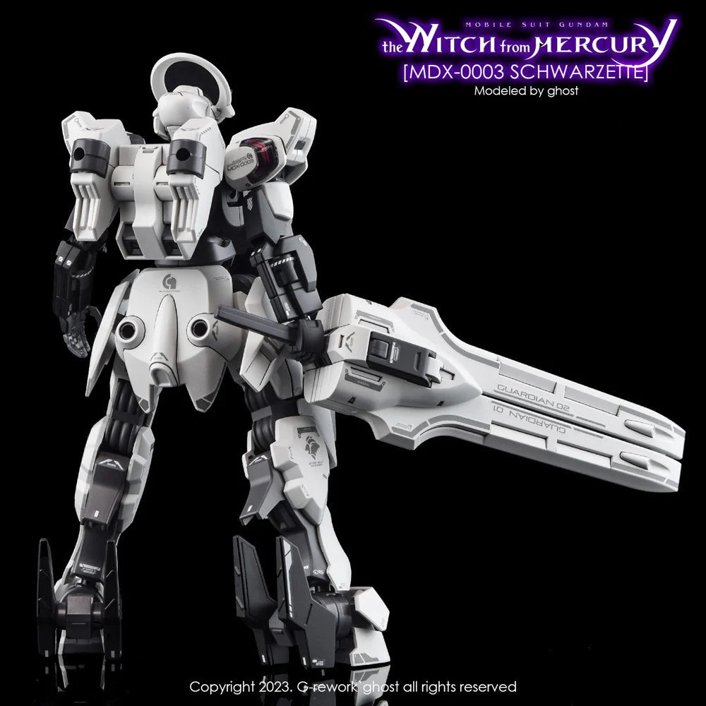 G-Rework CD-H-WM25 Premium Decal for HG Witch From Mercury Schwarzette - Image 5