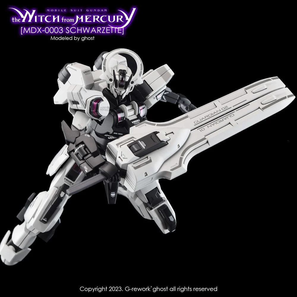 G-Rework CD-H-WM25 Premium Decal for HG Witch From Mercury Schwarzette - Image 7