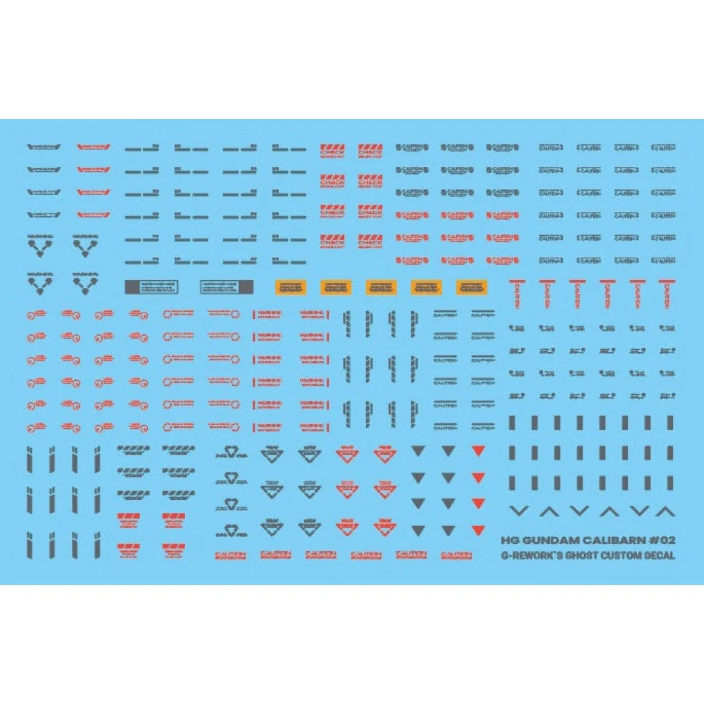 G-Rework CD-H-WM26 Premium Decal for HG Witch From Mercury Calibarn - Image 2