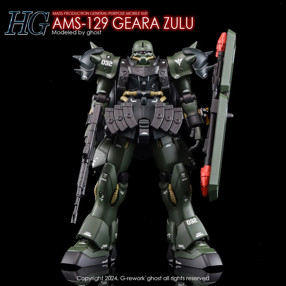 G-Rework CD-H102 Premium Decal for HG Geara Zulu - Image 7