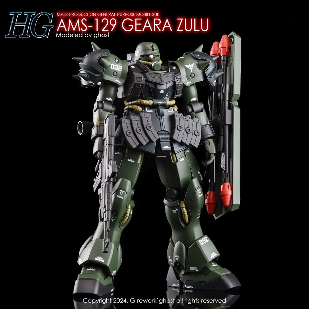 G-Rework CD-H102 Premium Decal for HG Geara Zulu - Image 9