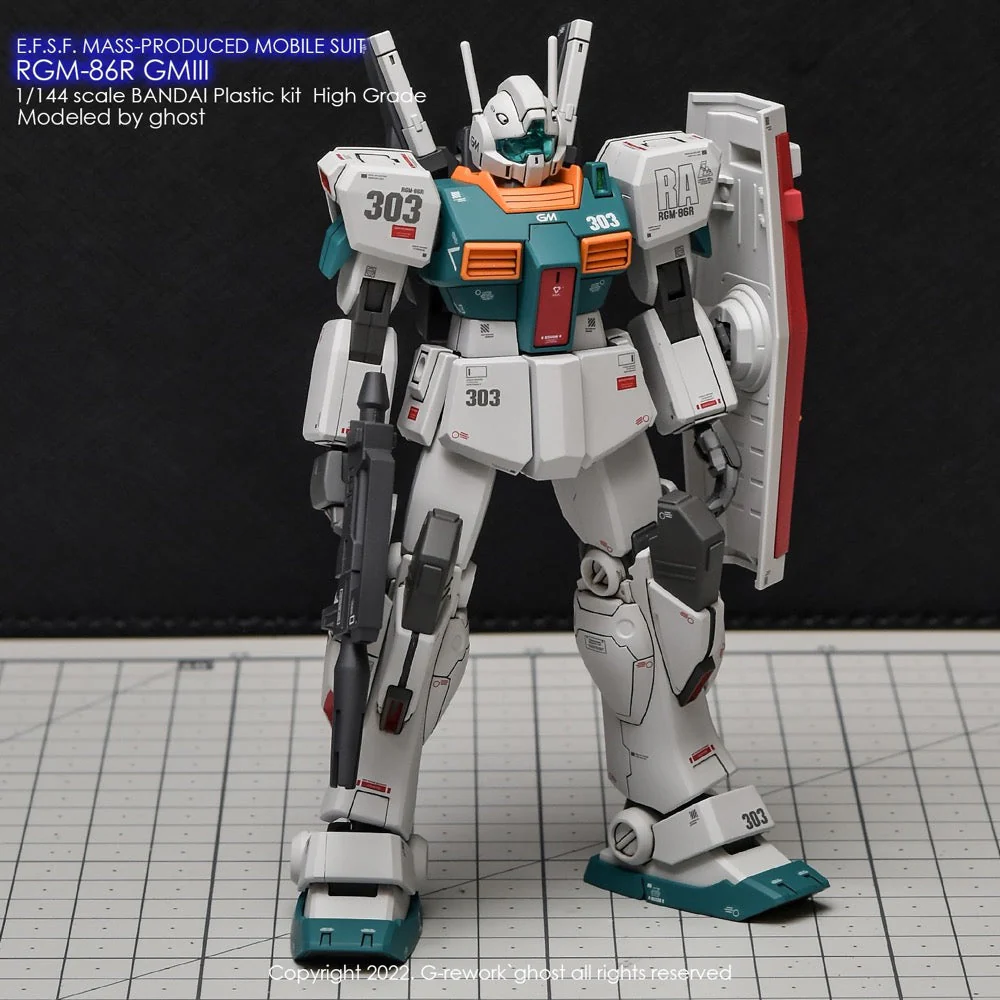 G-Rework CD-H126 Premium Decal for HG RGm-86R Gmiii - Image 4