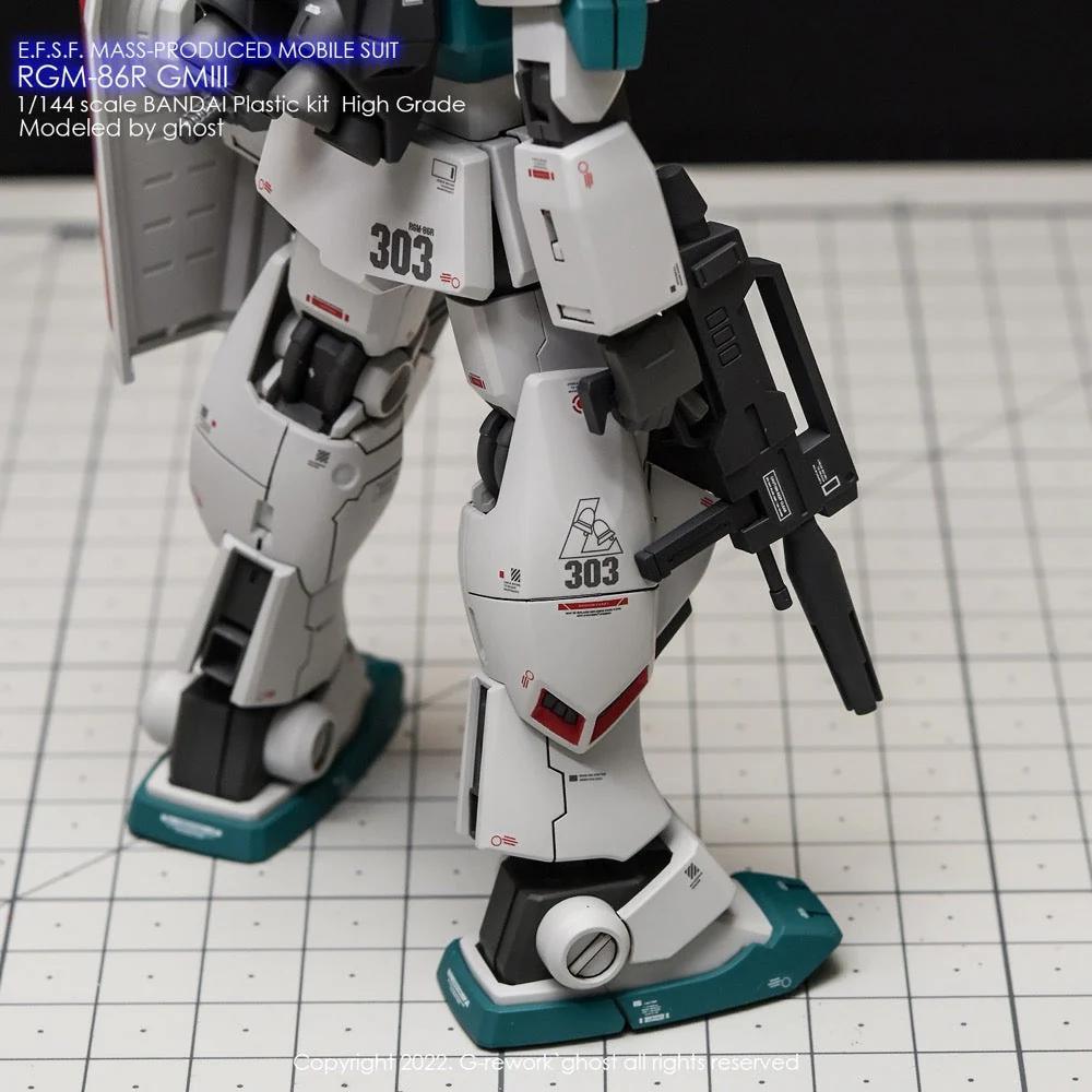 G-Rework CD-H126 Premium Decal for HG RGm-86R Gmiii - Image 9