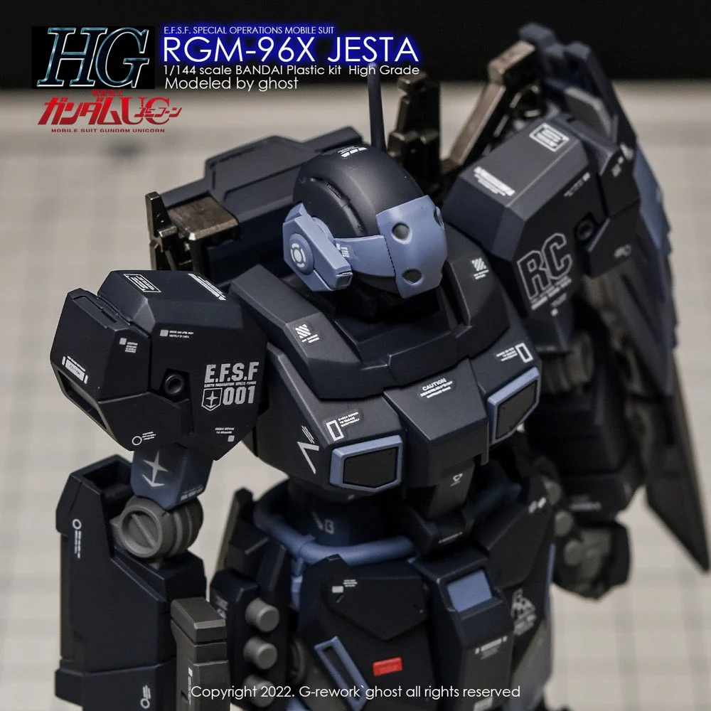 G-Rework CD-H130 Premium Decal for HG RGm-96X Jesta - Image 9
