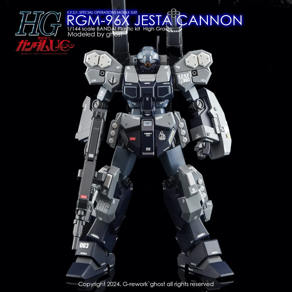 G-Rework CD-H151 Premium Decal for HG RGm-96X Jesta Cannon (Unicon Ver.) - Image 2
