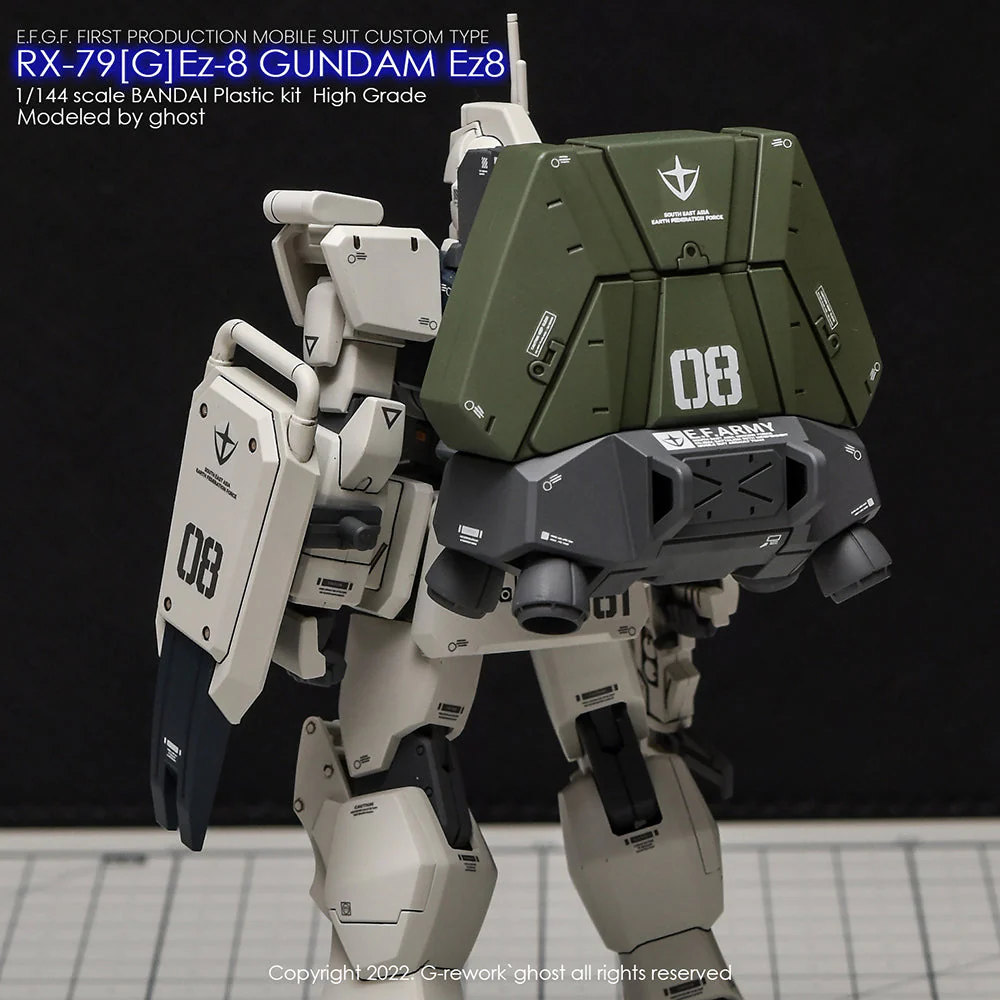 G-Rework CD-H155 Premium Decal for HG 08Team Rx-79Gez-8 Gundam - Image 4