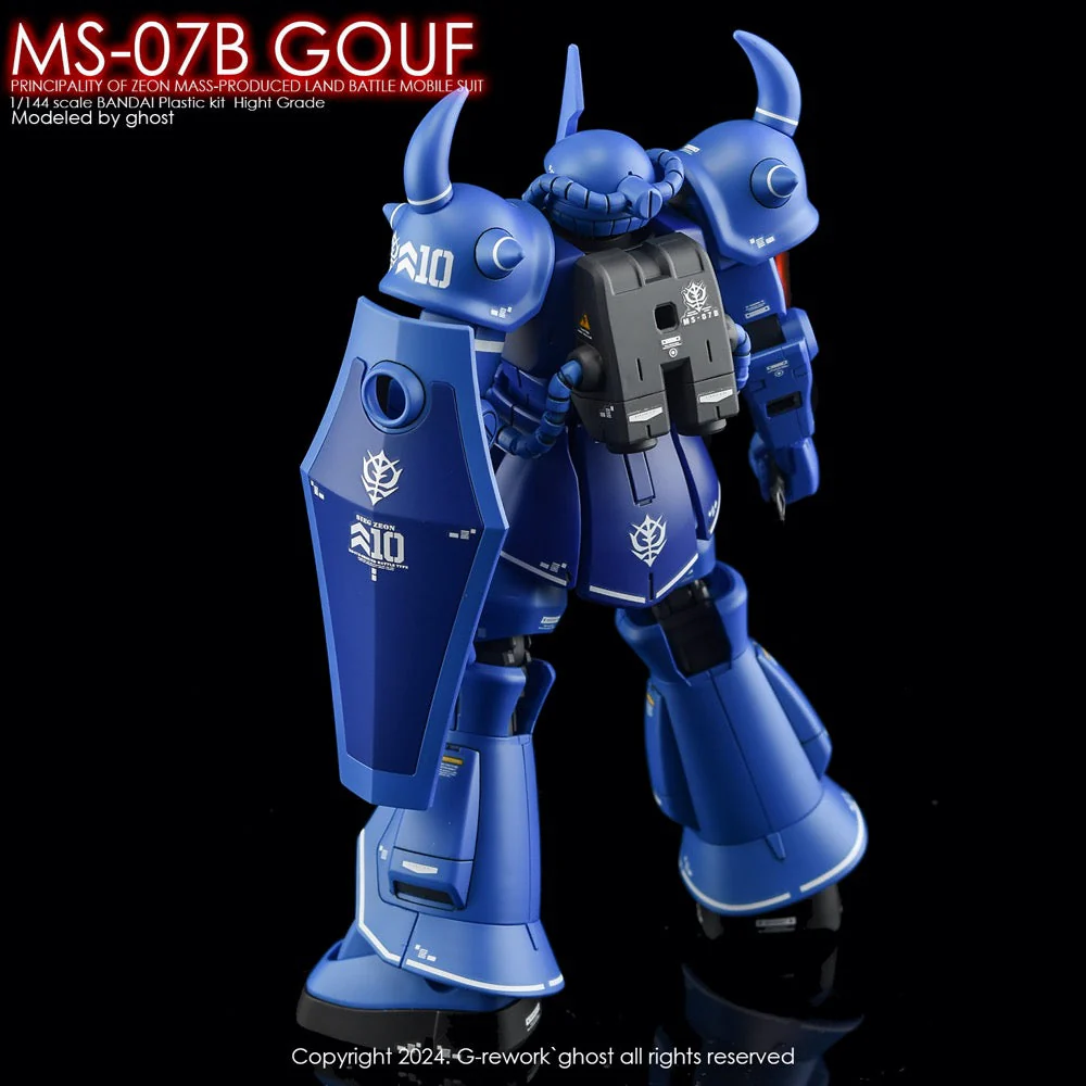 G-Rework CD-H196 Premium Decal for HG Ms-07B Gouf - Image 9