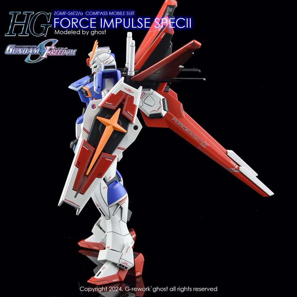 G-Rework CD-H198 Premium Decal for HG Seed Force Impulse Gundam - Image 5