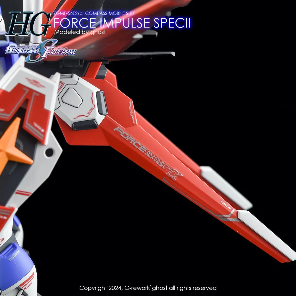 G-Rework CD-H198 Premium Decal for HG Seed Force Impulse Gundam - Image 6
