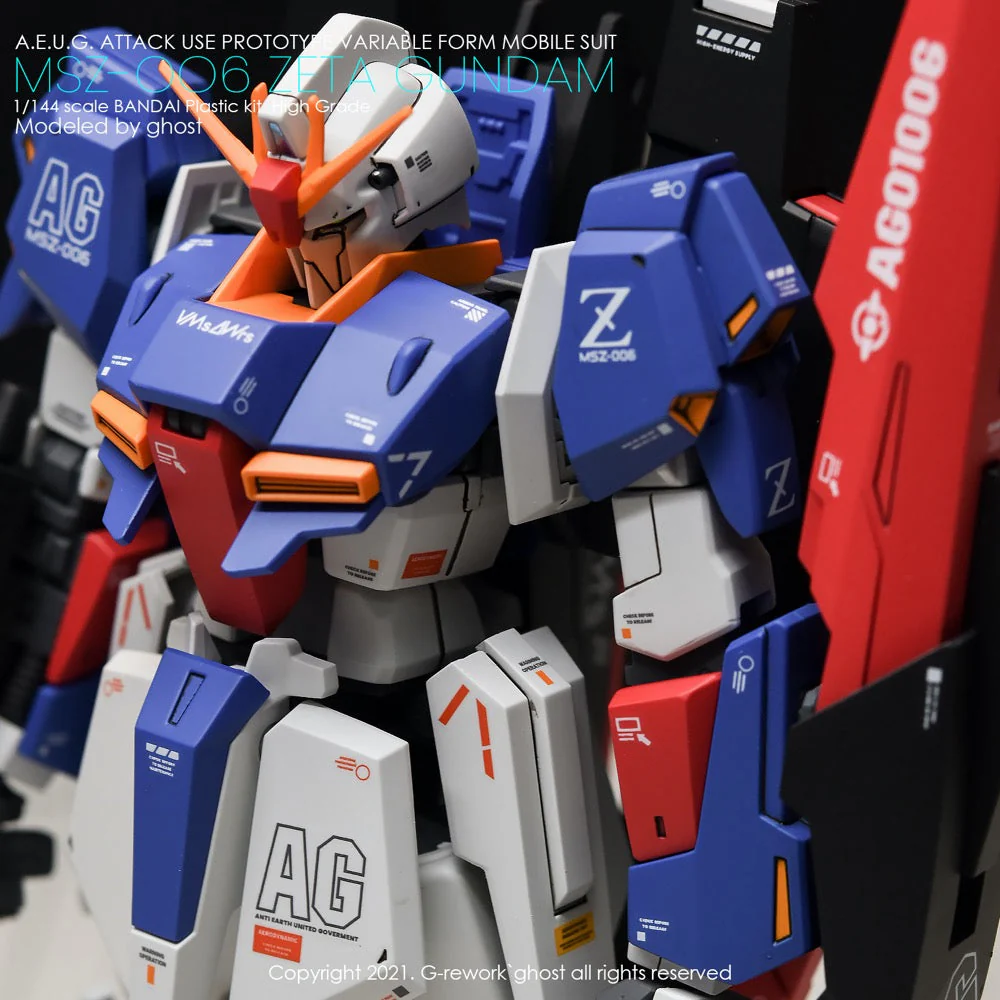 G-Rework CD-H203 Premium Decal for HG Zeta Gundam G.E.P - Image 5