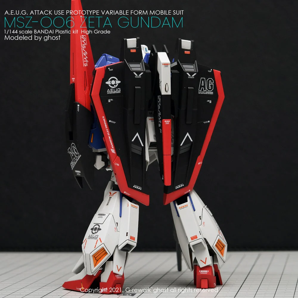 G-Rework CD-H203 Premium Decal for HG Zeta Gundam G.E.P - Image 6