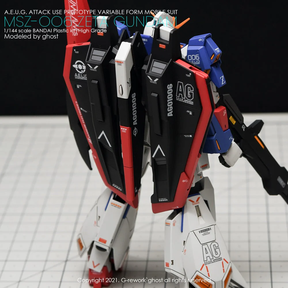 G-Rework CD-H203 Premium Decal for HG Zeta Gundam G.E.P - Image 8
