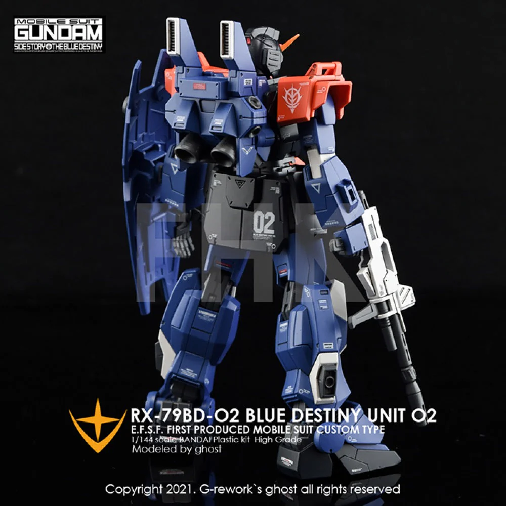 G-Rework CD-H208 Premium Decal for HG Rx-79 Bd-02 Blue Destiny - Image 6