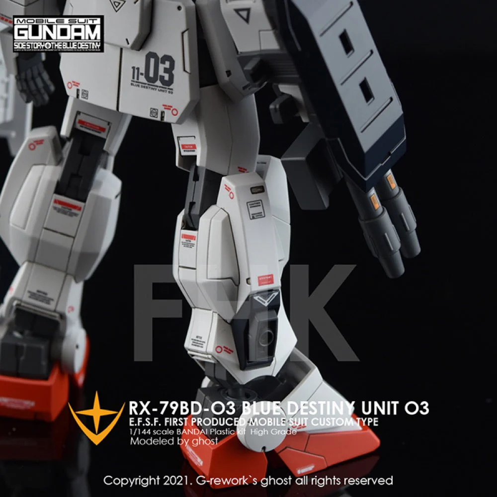 G-Rework CD-H209 Premium Decal for HG Rx-79 Bd-03 Blue Destiny - Image 6