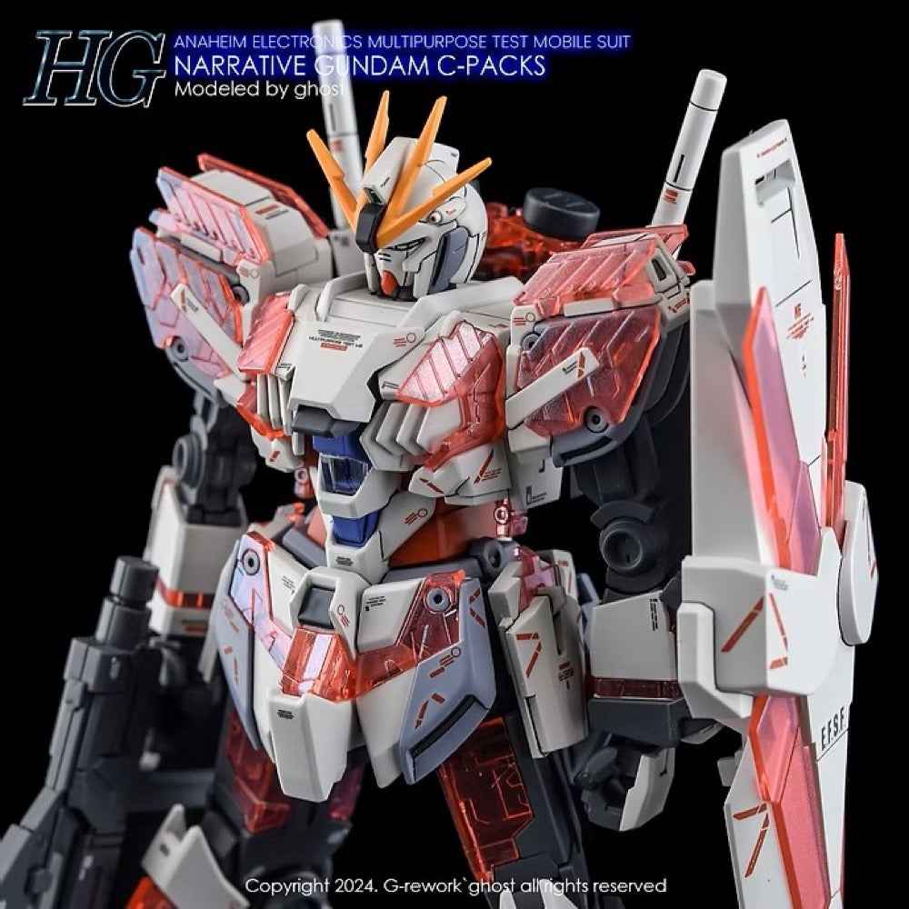 G-Rework CD-H222 Premium Decal for HG RX-9/C Narrative Gundam C-Pack - Image 9