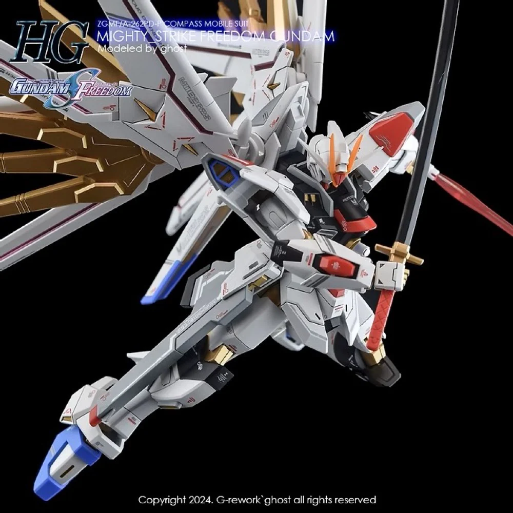 G-Rework CD-H250 Premium Decal for HG Mighty Strike Freedom Gundam - Image 11