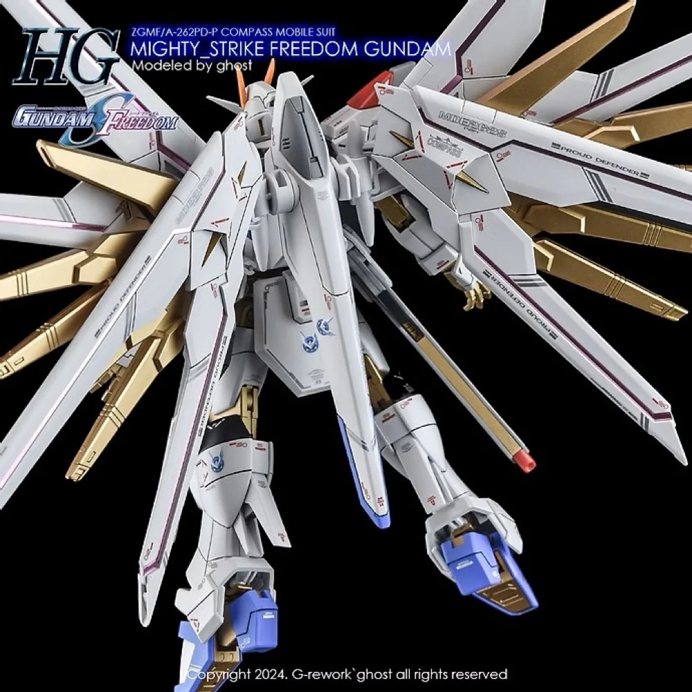 G-Rework CD-H250 Premium Decal for HG Mighty Strike Freedom Gundam - Image 13