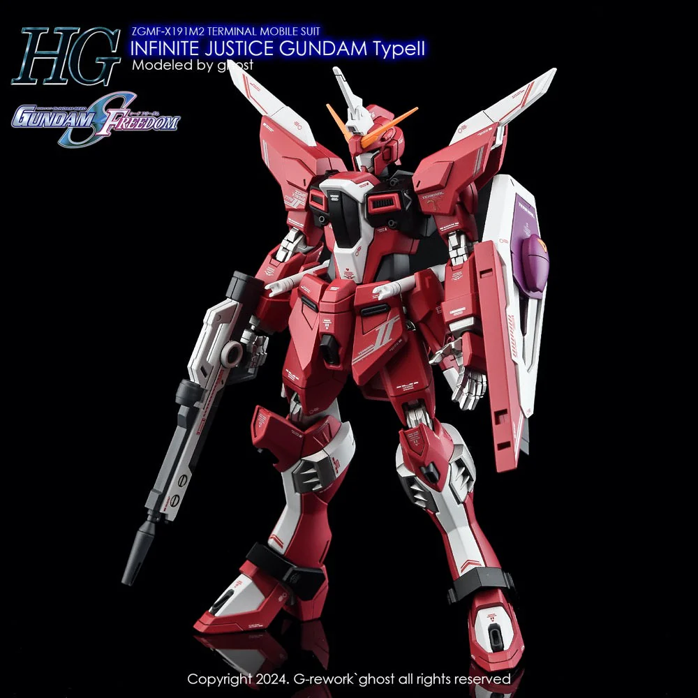 G-Rework CD-H251 Premium Decal for HG Seed Infinite Justice Gundam Type 2 - Image 2