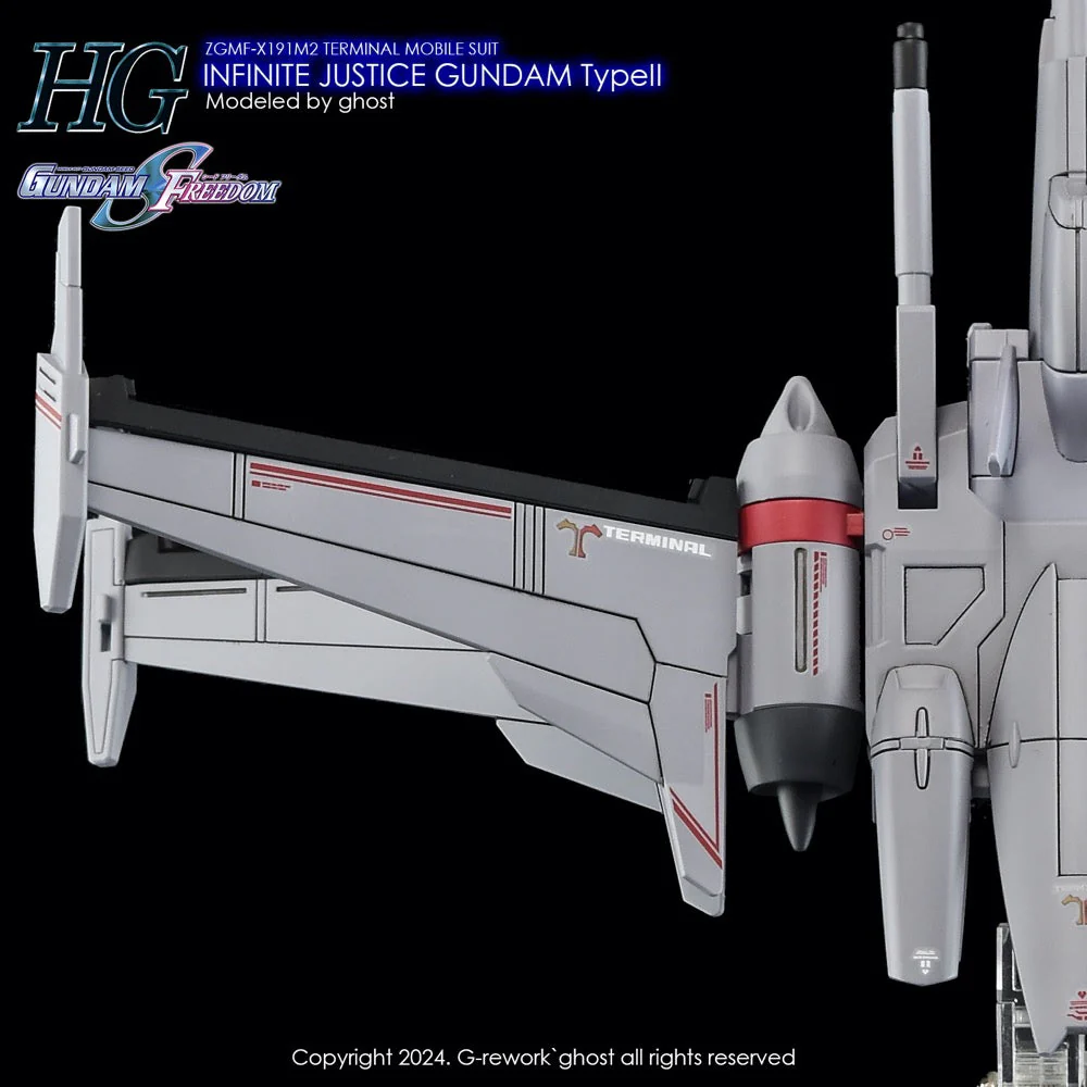 G-Rework CD-H251 Premium Decal for HG Seed Infinite Justice Gundam Type 2 - Image 5