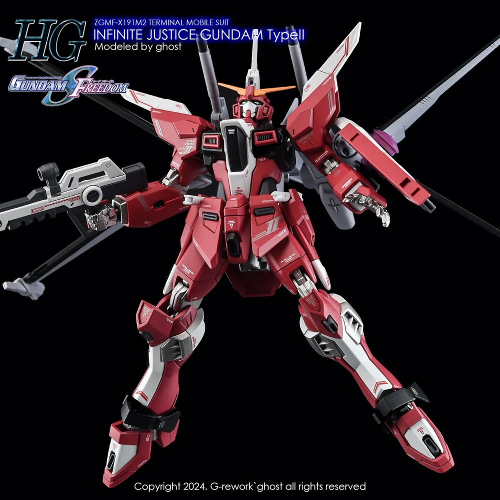 G-Rework CD-H251 Premium Decal for HG Seed Infinite Justice Gundam Type 2 - Image 8