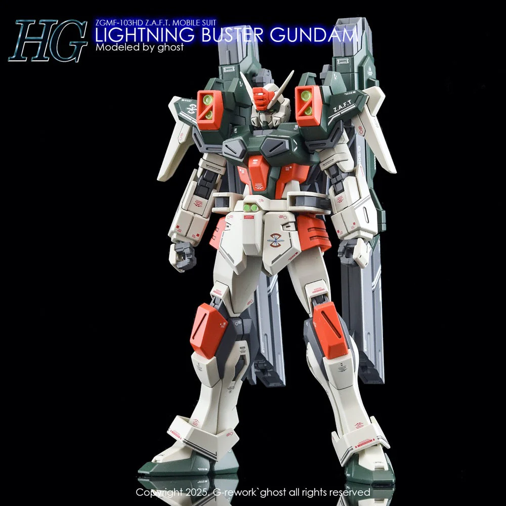 G-Rework CD-H253 Premium Decal for HG Seed Lighting Buster Gundam - Image 2