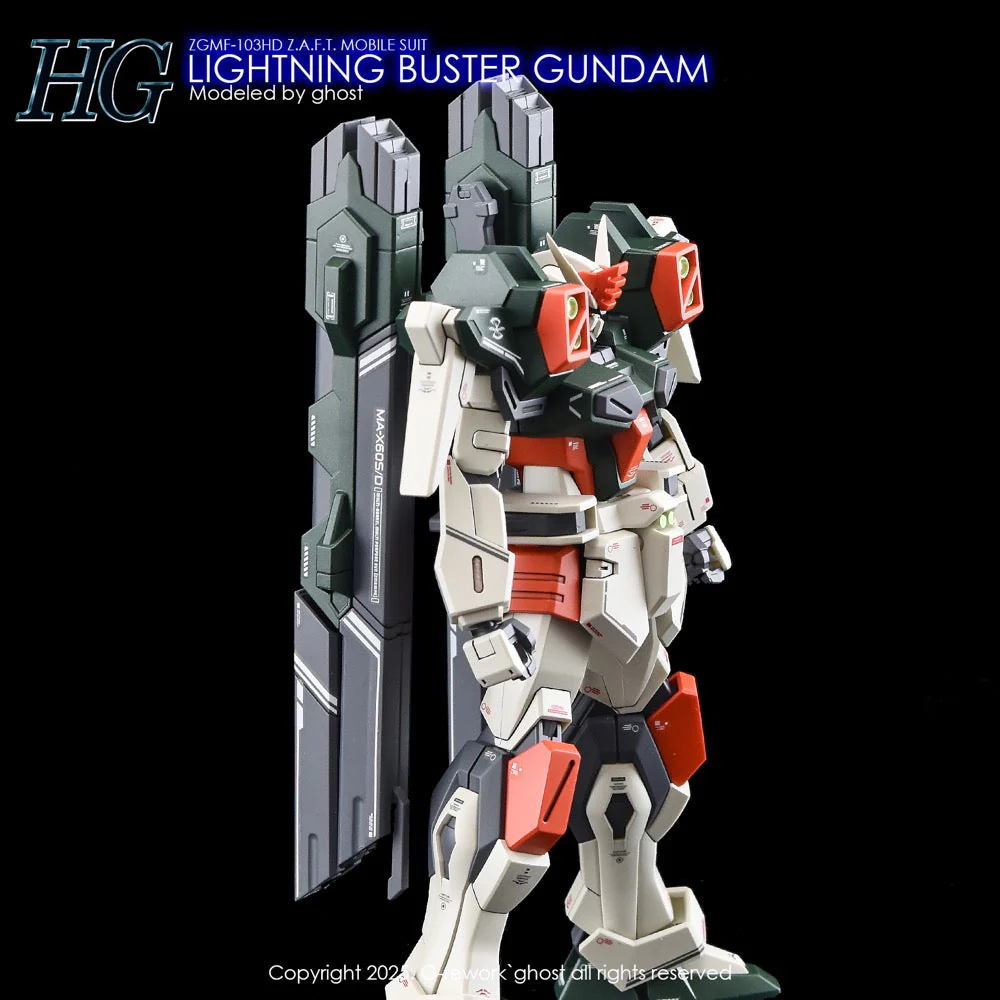 G-Rework CD-H253 Premium Decal for HG Seed Lighting Buster Gundam - Image 5