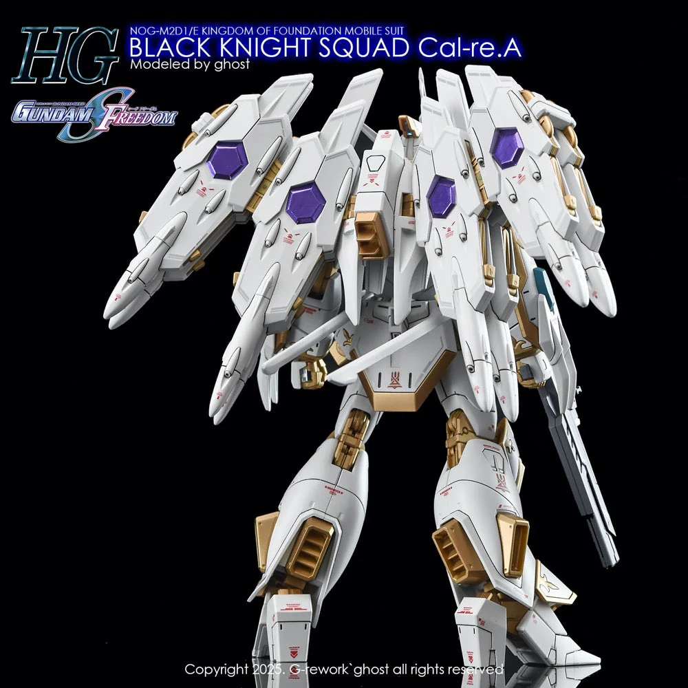 G-Rework CD-H257 Premium Decal for HG Seed Black Knight Squad Cal-Re.A - Image 5