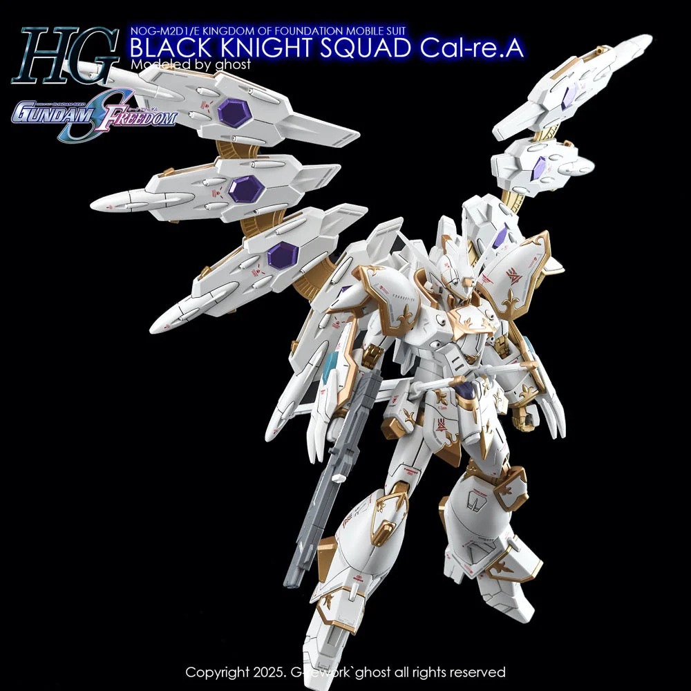 G-Rework CD-H257 Premium Decal for HG Seed Black Knight Squad Cal-Re.A - Image 6