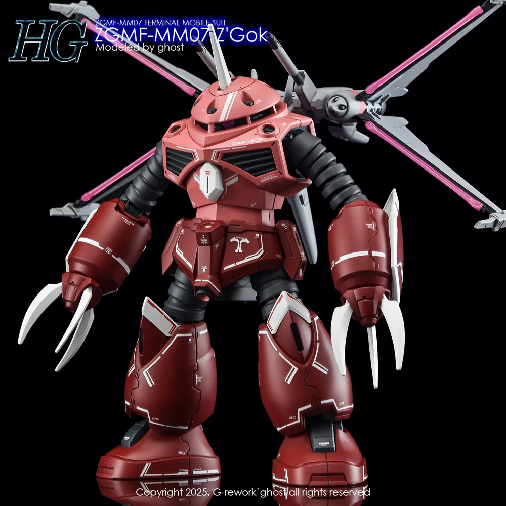 G-Rework CD-H260 Premium Decal for HG Seed Z`Gok - Image 10