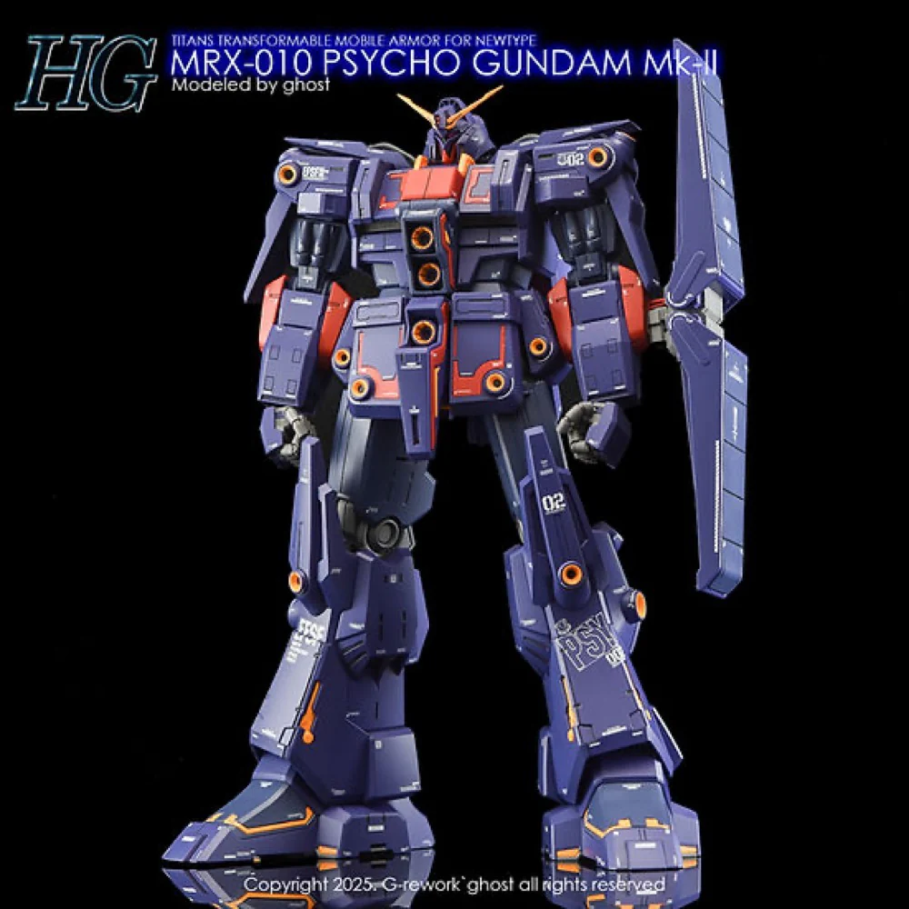 G-Rework CD-H261 Premium Decal for HG Psycho Gundam Mk II - Image 6