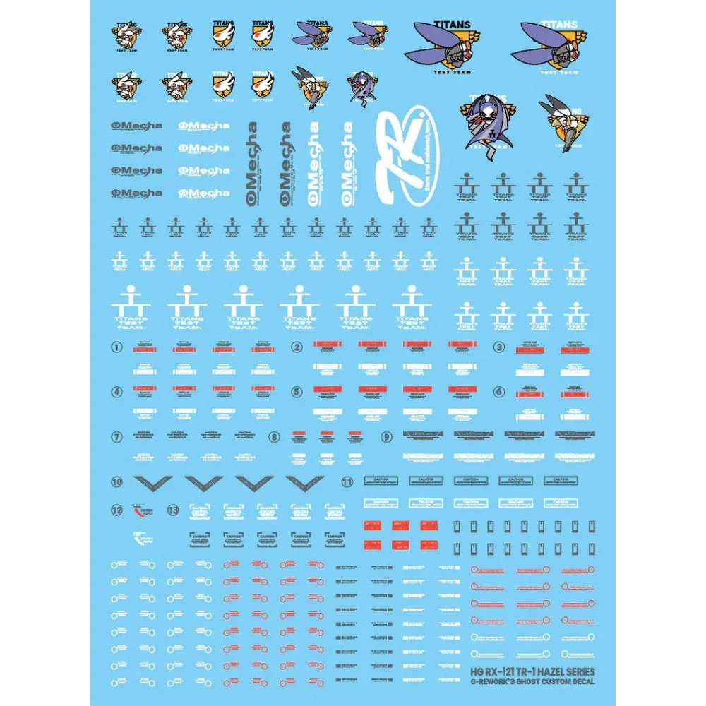 G-Rework CD-H56 Premium Decal for HG A.O.Z. Hazel Tr-1 Custom