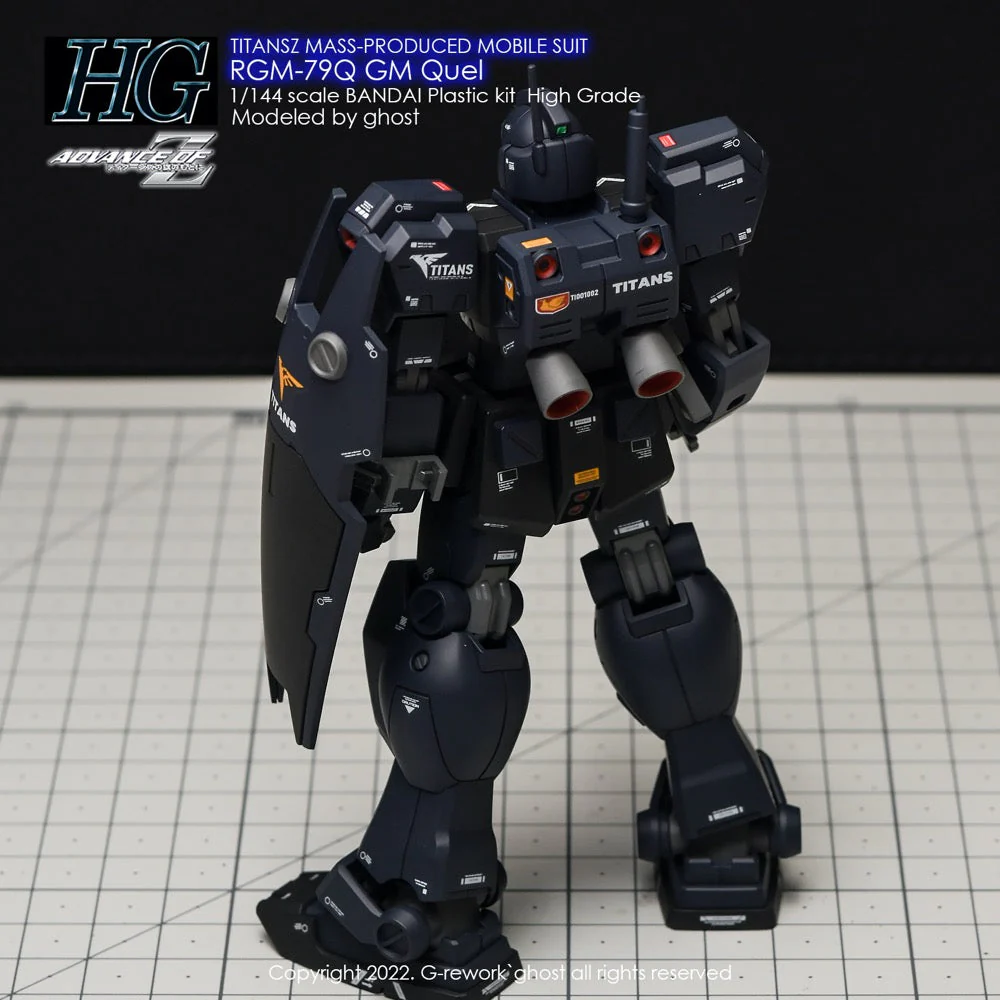 G-Rework CD-H74 Premium Decal for HG RGm-79Q Gm Quel - Image 6