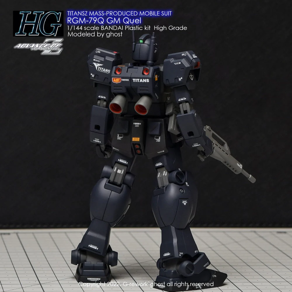 G-Rework CD-H74 Premium Decal for HG RGm-79Q Gm Quel - Image 7