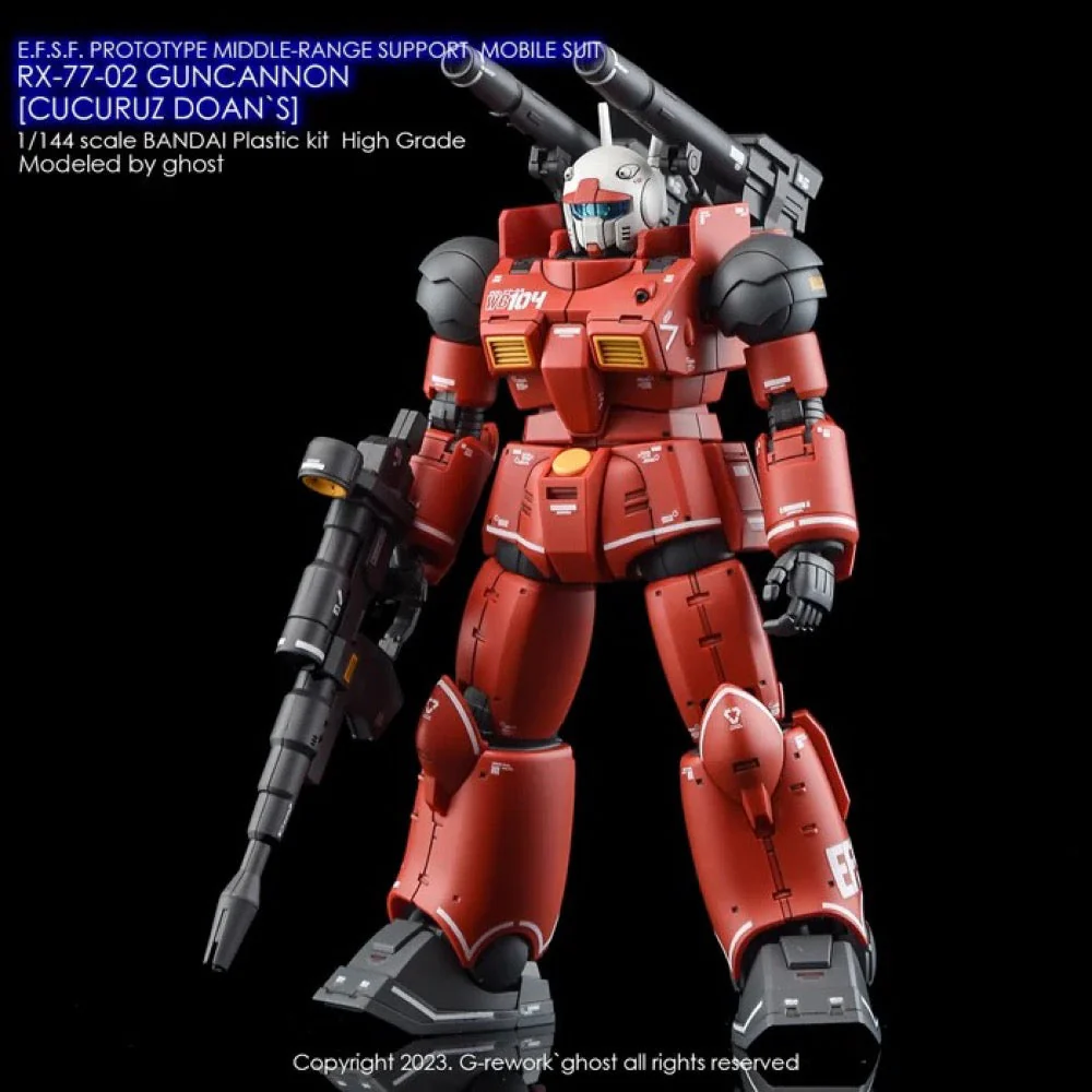 G-Rework CD-HCU01 Premium Decal for HG Rx-77-02 Guncannon Cucuruz Doan`S - Image 2