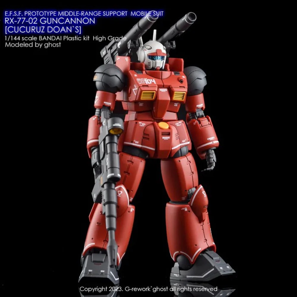 G-Rework CD-HCU01 Premium Decal for HG Rx-77-02 Guncannon Cucuruz Doan`S - Image 3