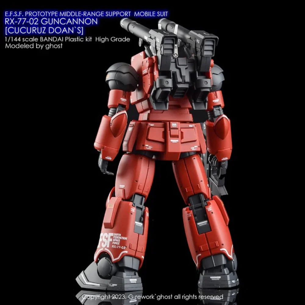 G-Rework CD-HCU01 Premium Decal for HG Rx-77-02 Guncannon Cucuruz Doan`S - Image 4