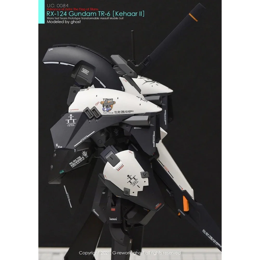 G-Rework CD-HL-124-K Premium Decal for HG A.O.Z Rx-124 Gundam Tr-6 ?Kehaar II? - Image 6
